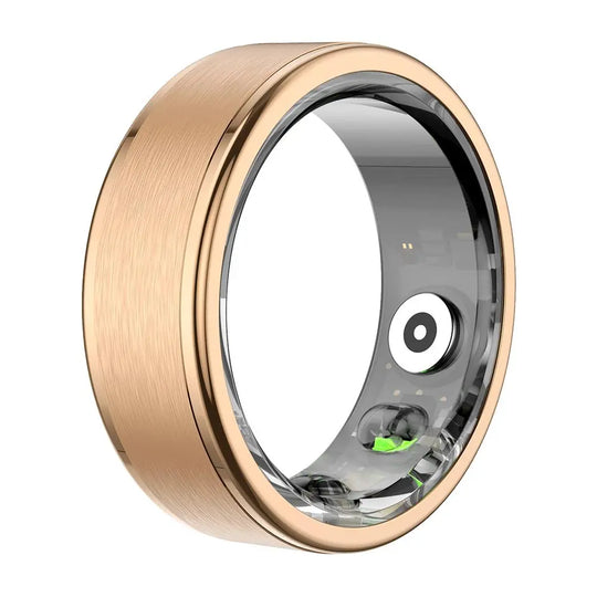 Smart Ring, Waterproof Smart Ring with Blood Pressure & Blood Oxygen Monitoring, Multifunctional Smart Ring for Men & Women