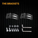 LED Pods , 4 Inch 60W Led Light Bar Spot Flood Combo off Road LED Fog Lights Triple Row Led Work Lights for Jeep Trucks Polaris Boats Pickup UTV ATV,4 Pack