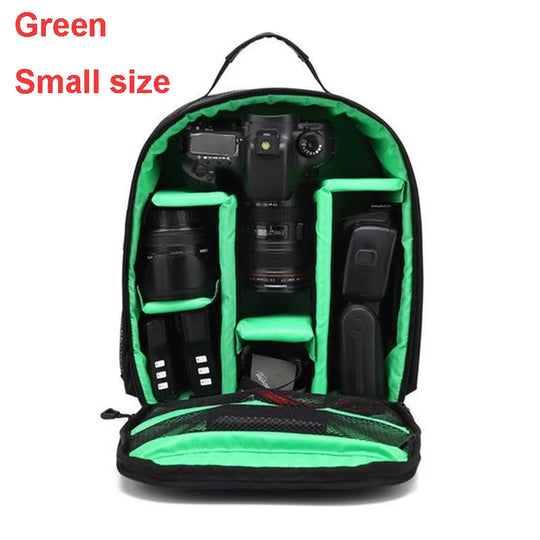 Waterproof DSLR Backpack Video Digital DSLR Camera Bag Multi-Functional Outdoor Camera Photo Bag Case for Nikon Canon DSLR Lens