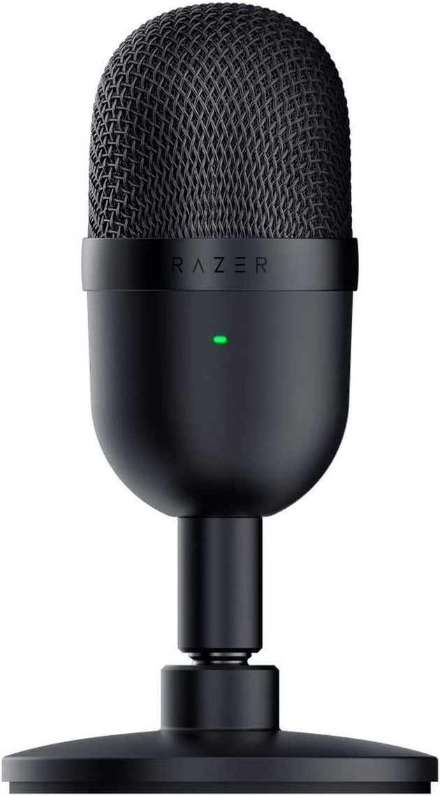 Seiren Mini USB Condenser Microphone for Professional Streaming and Gaming on PC - Superior Recording Quality with Precise Supercardioid Pickup Pattern - Adjustable Stand - Shock Resistant - Classic Black