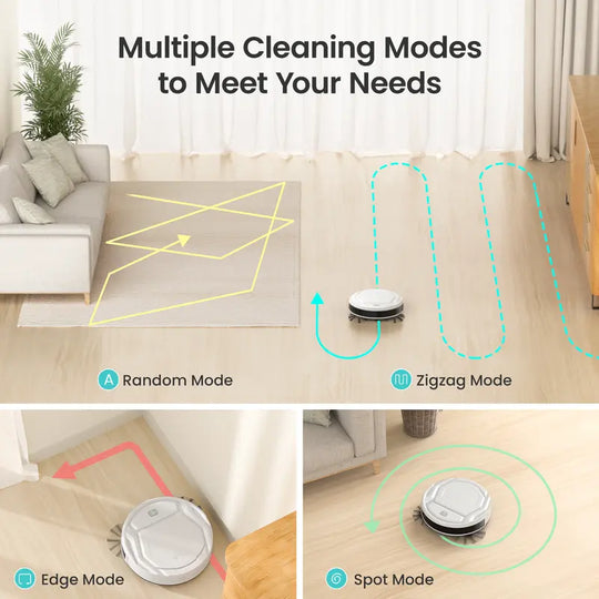 Lefant M210 Robotic Vacuum, Wifi/App/Alexa, Efficient Filtration System, Robot Vacuum Cleaner with Schedule, Self-Charging, Slim Design, Quiet, Perfect for Hard Floors, Pet Hair, Carpets