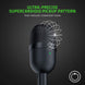 Seiren Mini USB Condenser Microphone for Professional Streaming and Gaming on PC - Superior Recording Quality with Precise Supercardioid Pickup Pattern - Adjustable Stand - Shock Resistant - Classic Black