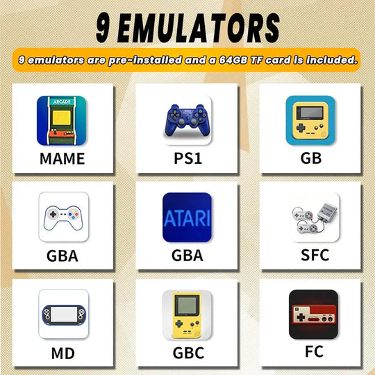 4K Wireless Retro Game Console - Retro Play Game Stick,Nostalgia Stick Game,40+ Classic Emulators,4K HDMI Output,Plug and Play Video Game Stick Built in 40000+ Games with 2.4G Wireless Controllers(128G)