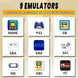 4K Wireless Retro Game Console - Retro Play Game Stick,Nostalgia Stick Game,40+ Classic Emulators,4K HDMI Output,Plug and Play Video Game Stick Built in 40000+ Games with 2.4G Wireless Controllers(128G)