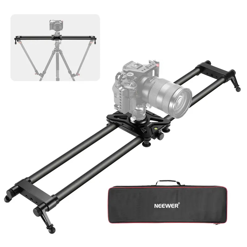 NEEWER CS80CM 31.5In/80Cm Carbon Fiber Camera Slider