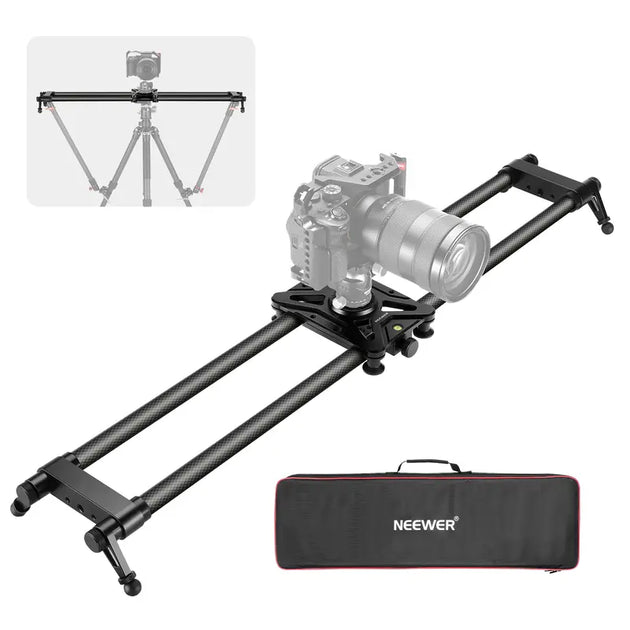 NEEWER CS80CM 31.5In/80Cm Carbon Fiber Camera Slider
