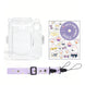 Handheld Polaroid Camera Bag Set, 1 Count Camera Protector Cover with Cute Cartoon Sticker & Lanyard, Suitable for Polaroid Mini12 Camera, Camera Protection Accessories