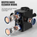 Bluetooth Speaker, Portable Wireless Speakers with Lights, 2 Double Subwoofer Heavy Bass, 2 Loud Speaker, FM Radio, SD Player, Suitable for Travel, Indoor and Outdoor