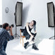 13 X 63 Inch Strip Beehive Honeycomd Grid Softbox with Bowens Mount Speedring Compatible for  Studio Flash and Other Strobe Lighting&Carry Bag(2Pcs) (35 X 160Cm)