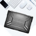 Compatible with Macbook Pro 13 Inch Case M2 2025 2024 2023 2022 2021 2020 A2338 M1 A2289 A2251 with Touch Bar, Heavy Duty Plastic Hard Shell Case with TPU Bumper&Keyboard Cover, Black