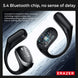 ERAZER True Wireless Open Ear Earphones Bluetooth 5.4 ENC Noise Cancelling Headphones Hifi Sound Touch Control 84Hours Long Playtime Not in Ear Earphones Waterproof over Ear Wireless Headset for Working Music Movie Electronic Audio& Video Earbuds