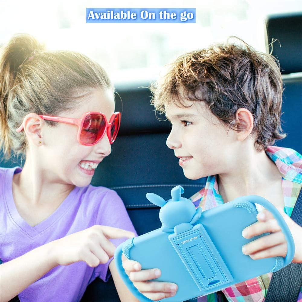 Kids Tablet 7 Inch Toddler Tablet Android Tablet for Kids 32GB Parent Control with Pre-Installed Educational APP Wifi Kids Edition Learning Tablet Kid-Proof Case (Light Blue)