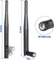 Dual Band Wifi Antenna 2.4Ghz 5Ghz 5.8Ghz 3Dbi RP-SMA Male Antenna Replacement (4-Pack) for Wifi Router Wireless Network Card USB Adapter Security IP Camera Video Surveillance Monitor