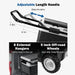 JOYTUTUS 12 Volt Refrigerator, 51 Quart (49L) Car Portable Refrigerator with Ice Cream Mode, Dual Zone & Dual System Electric Cooler Fridge, Camping Freezer for Truck