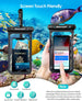 Waterproof Phone Pouch, Waterproof Phone Case for Iphone 16 15 14 13 Pro Max, IPX8 Cellphone Dry Bag Beach Cruise Ship Essentials 2Pack-8.3"