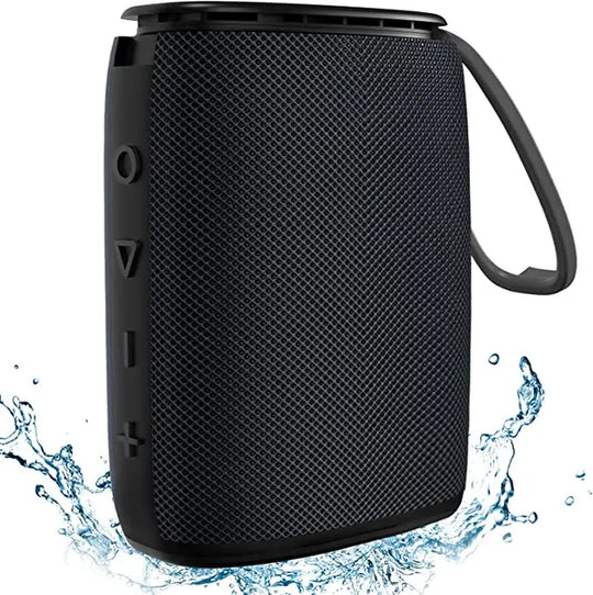 Hadisala IPX7 Waterproof Speaker, Bluetooth 5.0 Portable Wireless Shower Speaker with Mic & TF Card, Exceptional Bass, TWS Pairing 360 Surround Sound Outdoor Speaker for Sports Beach Travel