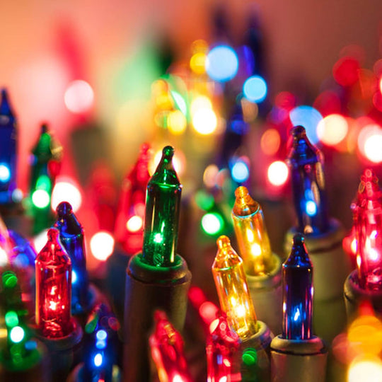 50 LED Outdoor Christmas Lights, 16 FT Mini String Light with 8 Modes, Waterproof Tree Lights for Indoor Outdoor Patio Garden Party Wedding Christmas Decoration, Multi-Color