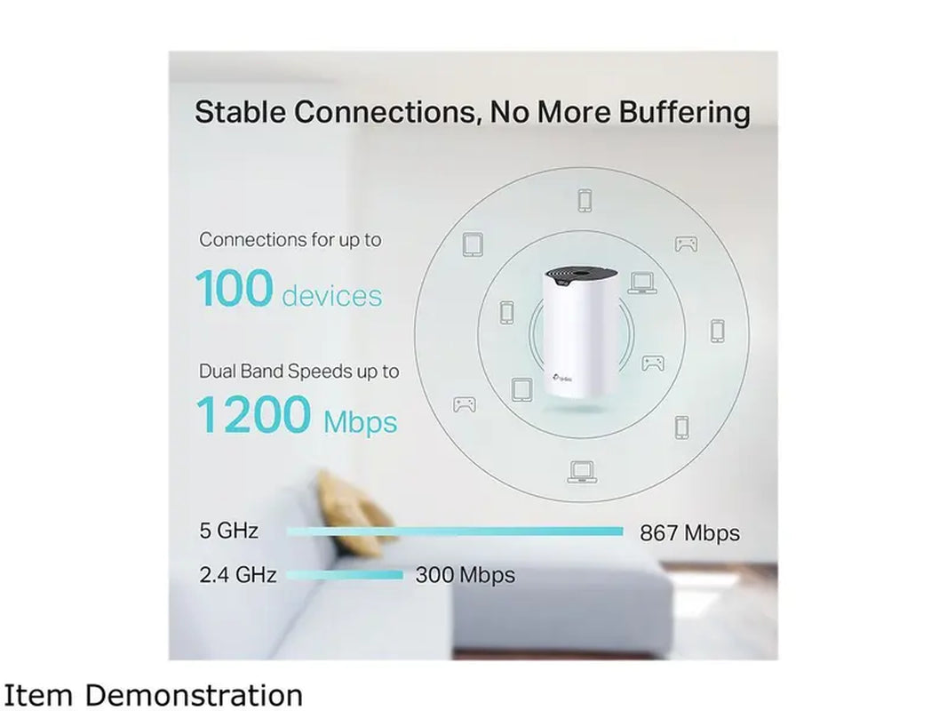 Tp-Link Deco Whole Home Mesh Wifi System (Deco S4) - up to 3,800 Sq.Ft. Coverage, Wifi Router and Extender Replacement, Parental Controls, 2-Pack