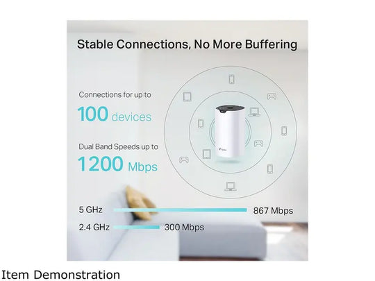 Tp-Link Deco Whole Home Mesh Wifi System (Deco S4) - up to 3,800 Sq.Ft. Coverage, Wifi Router and Extender Replacement, Parental Controls, 2-Pack