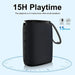 Hadisala IPX7 Waterproof Speaker, Bluetooth 5.0 Portable Wireless Shower Speaker with Mic & TF Card, Exceptional Bass, TWS Pairing 360 Surround Sound Outdoor Speaker for Sports Beach Travel