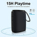 Hadisala IPX7 Waterproof Speaker, Bluetooth 5.0 Portable Wireless Shower Speaker with Mic & TF Card, Exceptional Bass, TWS Pairing 360 Surround Sound Outdoor Speaker for Sports Beach Travel