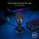 Seiren Mini USB Condenser Microphone for Professional Streaming and Gaming on PC - Superior Recording Quality with Precise Supercardioid Pickup Pattern - Adjustable Stand - Shock Resistant - Classic Black