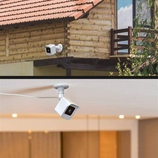 Mount for All-New Cam V3 and V4, Weatherproof Protective Cover and 360 Degree Adjustable Wall Mount Solid Housing for Cam V3 and V4 Outdoor Indoor Smart Home Camera System (White, 3 Pack)