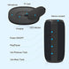 Hadisala IPX7 Waterproof Speaker, Bluetooth 5.0 Portable Wireless Shower Speaker with Mic & TF Card, Exceptional Bass, TWS Pairing 360 Surround Sound Outdoor Speaker for Sports Beach Travel