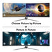 49" 3840 X 1080P Curved Dual FHD Gaming Monitor, Black, 100133225
