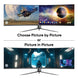 49" 3840 X 1080P Curved Dual FHD Gaming Monitor, Black, 100133225