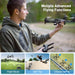 Drone with Camera for Adults, ATTOP 2K Live Video Camera Drone for Beginner Friendly with 1 Key Fly/Land/Return, Remote/Voice/Gesture/Gravity Control, FPV Drone W/ Safe Emergency Stop, 360° Flip, VR Mode, Carrying Case, 2 Batteries
