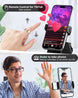 2025 Upgrade Smart Ring Health Tracker for Men Women - IP68 Waterproof Fitness Ring with Sleep Tracker/Heart Rate/Blood Oxygen/Steps/Distance/Calories, Air Shutter, Charging Case up to 7-Day