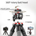 Portable Camera Tripod, Flexible Mini Camera Stand with Hidden Phone Clip, Universal Camera Accessories for Iphone 13 12 Pro Max XS Max X 8 Samsung Canon Nikon Sony Cameras, Music Festival (1 Count)