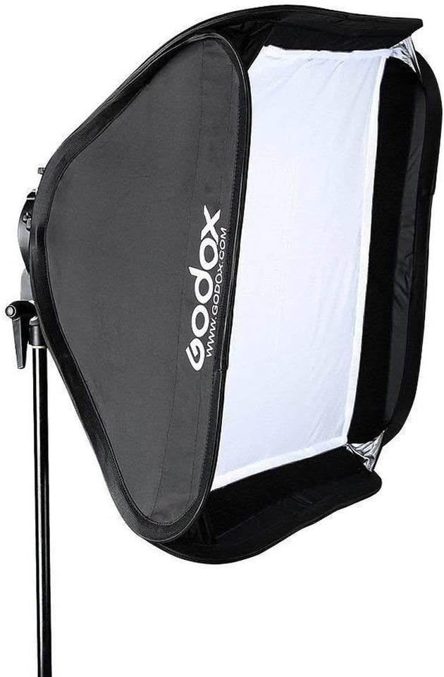 Godox Softbox 32X32 80Cmx80Cm Fast-Setup Foldable Bowens Mount Softbox For