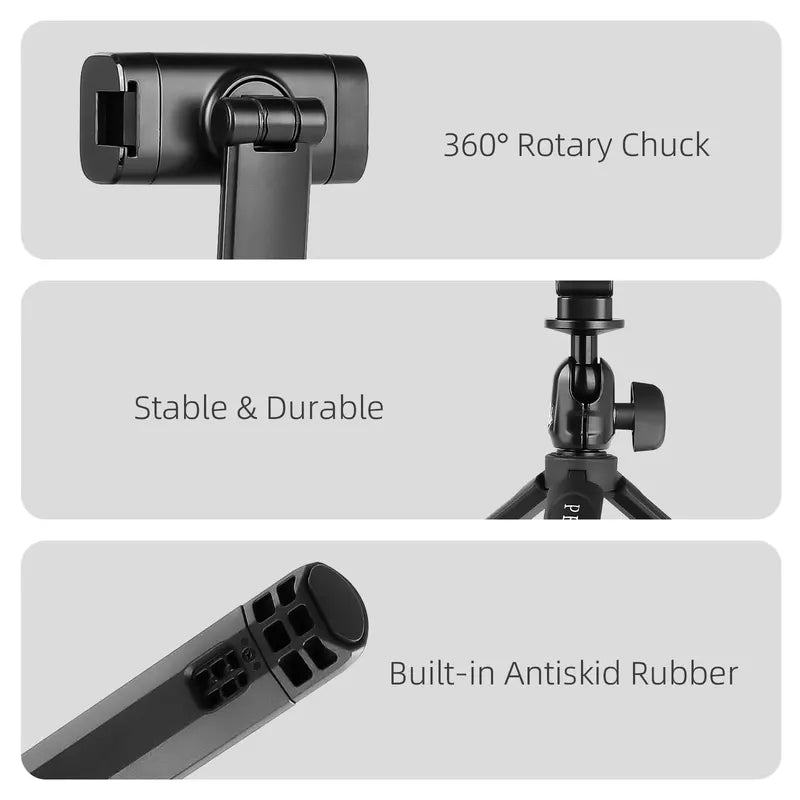 PHOPIK Mini Phone Tripod Stand: Portable and Flexible Octopus Smartphone Tripod- Compatible with Iphone/Android/Camera/Gopro Accessories Selfie Cellphone