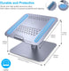 Laptop Stand, Swivel Computer Holder Multi-Angle Height Adjustable, Ergonomic 360 Rotating Notebook Desk Riser, Compatible with 10-17" Laptop, Such as Macbook Air Pro, Dell XPS, HP, Gray