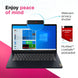 Ideapad 3 Laptop, 14.0" FHD Display, AMD Ryzen 5 5500U, 8GB RAM, 256GB Storage, AMD Radeon 7 Graphics, Windows 11 Home, Abyss Blue
