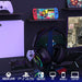 Targeal Gaming Headset with Microphone for PC, PS4, PS5, Switch, Xbox One, Xbox Series X|S - 3.5Mm Jack Gamer Headphone with Noise Canceling Mic-907 Black Audio Cable