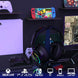Targeal Gaming Headset with Microphone for PC, PS4, PS5, Switch, Xbox One, Xbox Series X|S - 3.5Mm Jack Gamer Headphone with Noise Canceling Mic-907 Black Audio Cable