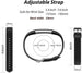 Id115Plus HR Very Fit Pro Bands Replacement Strap for Veryfitpro, Letscom, Lintelek Fitness Trackers - Purple and Black