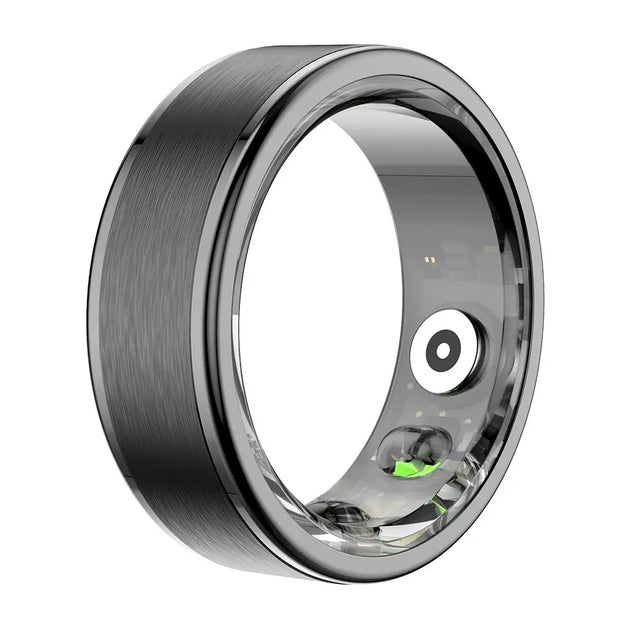 Smart Ring, Waterproof Smart Ring with Blood Pressure & Blood Oxygen Monitoring, Multifunctional Smart Ring for Men & Women