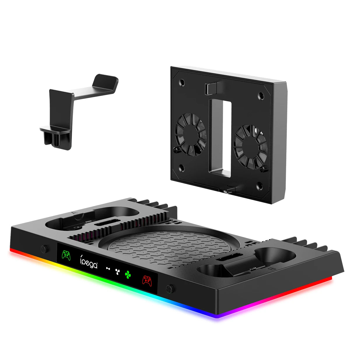 Elevate Your Gaming Experience with Our RGB Cooling Fan Stand & Charging Station for Xbox Series X! 🎮✨ 3 Cooling Levels & Sleek Storage Solution!