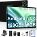 13 Tablet,10Inch 2025 Newest Tablet,Octa-Core Processor with 16GB (8+8 Expand) RAM+128GB ROM+1TB Expand,2.4G/5G Wifi Tablet with Keyboard,1920 * 1200 IPS Display Laptop Tablet,Black