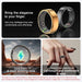 Minimalistic Smart Ring for Iphone, 1 Count Multifunctional Lightweight Smart Ring, Sleep & Heart Rate Monitoring Smart Ring for Women & Men, Smart Rings for Women