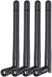 Dual Band Wifi 2.4Ghz 5Ghz 5.8Ghz 3Dbi MIMO RP-SMA Male Antenna (4-Pack) for Wifi Router Wireless Network Card USB Adapter Security IP Camera Video Surveillance Monitor