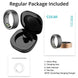 Smart Ring, Waterproof Smart Ring with Blood Pressure & Blood Oxygen Monitoring, Multifunctional Smart Ring for Men & Women