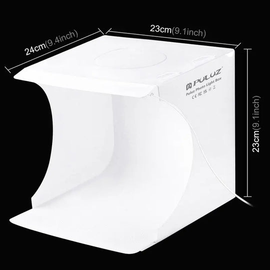 Portable Foldable Photography Studio Box, USB Powered 550LM Light Photo Lighting Studio Shooting Tent Box with 6 Colors Photography Backdrops