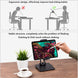 Tablet Stand Tablet Holder for Desk Adjustable Stand Foldable Tablet Holder Compatible with Iphone Ipad Galaxy Tab Kindle Black