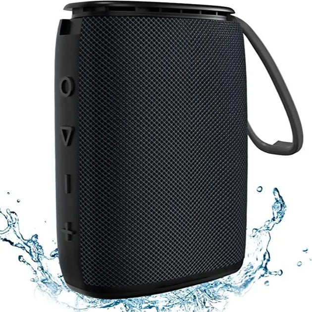 Hadisala IPX7 Waterproof Speaker, Bluetooth 5.0 Portable Wireless Shower Speaker with Mic & TF Card, Exceptional Bass, TWS Pairing 360 Surround Sound Outdoor Speaker for Sports Beach Travel