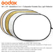 59”X79” 150X200Cm 5-In-1 Collapsible Portable Disc Light Reflector with Bag for Studio and Photography - Gold, Silver, Black, White, Translucent. (Rft05-150X200Cm)